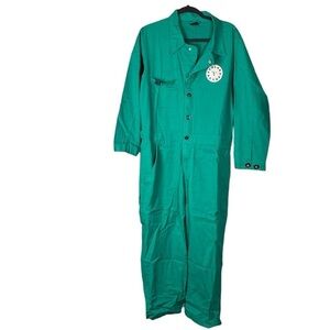 Color factory green boiler suit